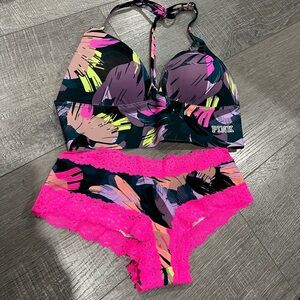 PINK bralette set